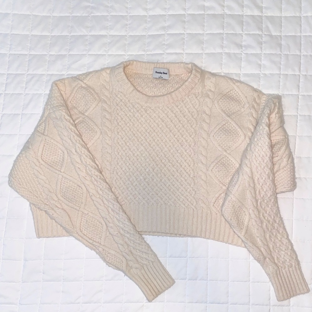 Sunday Best cropped sweater